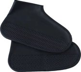 Somstyle 1 paire de couvre-chaussures de Luxe - Taille 39 à 44 - Sur-chaussures - Caoutchouc Siliconen - Zwart