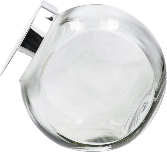 Berenhoofd snoeppot - Frans glas 1970 - vintage snoeppot