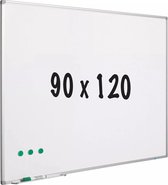 Whiteboard Amber - Geverfd staal - Wit - 90x120cm