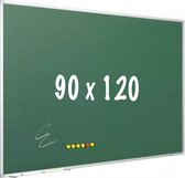 Krijtbord PRO Alvarez - Magnetisch - Schoolbord - Eenvoudige montage - Emaille staal - Groen - 90x120cm