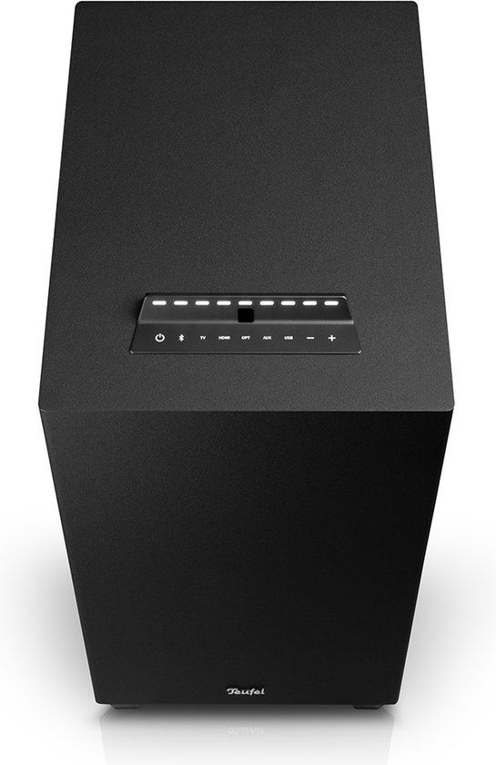 CONSONO 25 CONCEPT Surround 5.1 set - Système 5.1 complet prêt à l'emploi pour un véritable son surround - caisson de basses avec récepteur AV intégré avec Bluetooth 5.0 Zwart