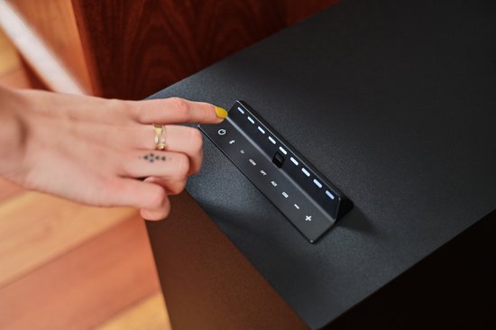 CONSONO 25 CONCEPT Surround 5.1 set - Système 5.1 complet prêt à l'emploi pour un véritable son surround - caisson de basses avec récepteur AV intégré avec Bluetooth 5.0 Zwart