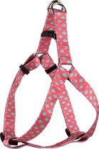 Flamingo Sue Step&go - Harnas Honden - Harnas Step&go Sue Roze/groen M 45-60cm 20mm - 1st - 127915 - 1st