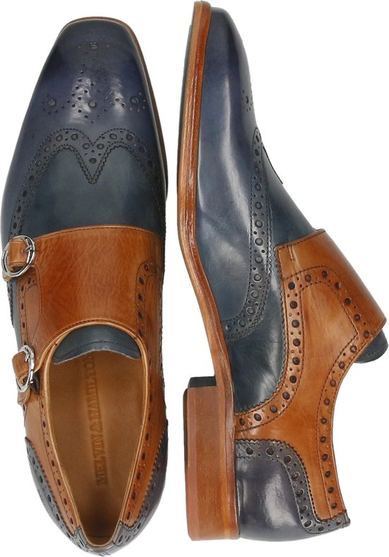 Melvin & Hamilton Monk Schuhe Herren – Bond 5, Handgefertigt Aus Feinstem Leder