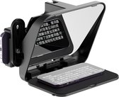 Ulanzi RT02 Universele Autocue voor Camera en smartphones - Compact model - Aflezen van smartphone of tablet - Inclusief remote en app - Zwart