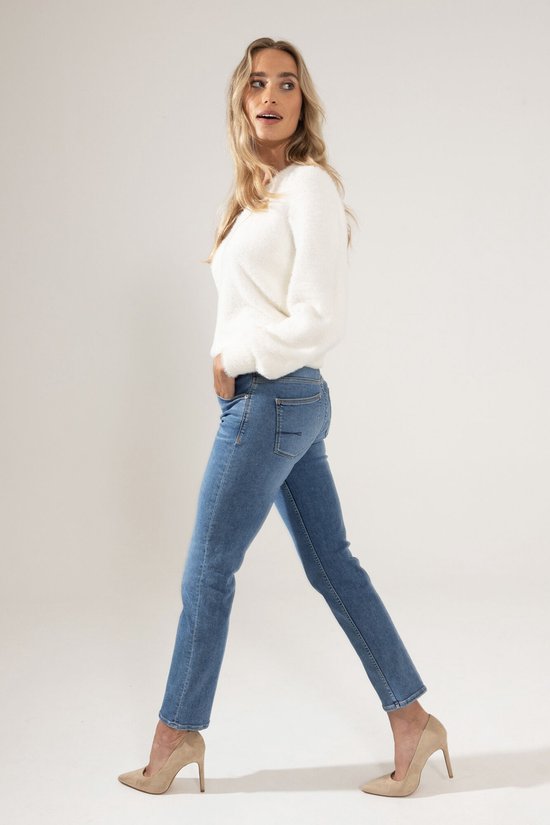 GARCIA Celia Jeans Coupe Droite Femme Blauw - Taille W30 X L30