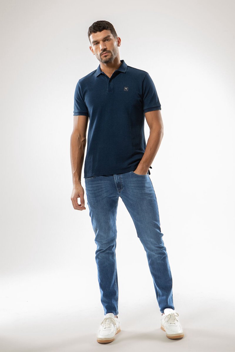 Rockford Mills LONGHORN Heren Slim Fit Jeans Blauw - Maat W33 X L34