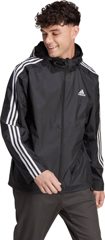 adidas Sportswear Essentials 3-Stripes Woven Windjack - Heren - Zwart- MT