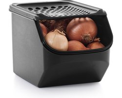 Tupperware OnionSmart 5,5L - Uiendoos - Voedselcontainer voor Ajuin - BPA-vrije - Bewaarcontainer - Opslagemmer - Ruimtebesparende Opslagcontainer - Voedselopslag