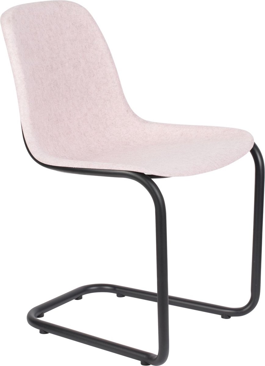 Zuiver Thirsty Eetkamerstoelen Roze - Set van 2