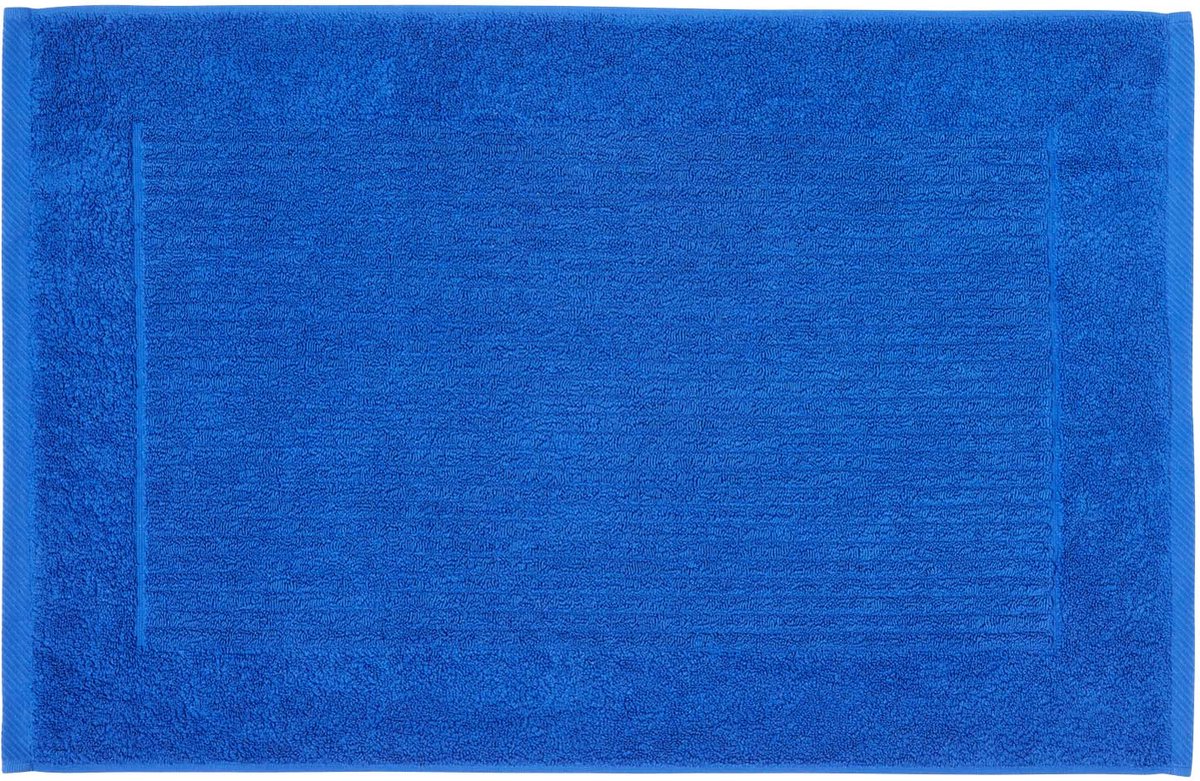 Homescapes Imperial badmat 100% katoen, marineblauw