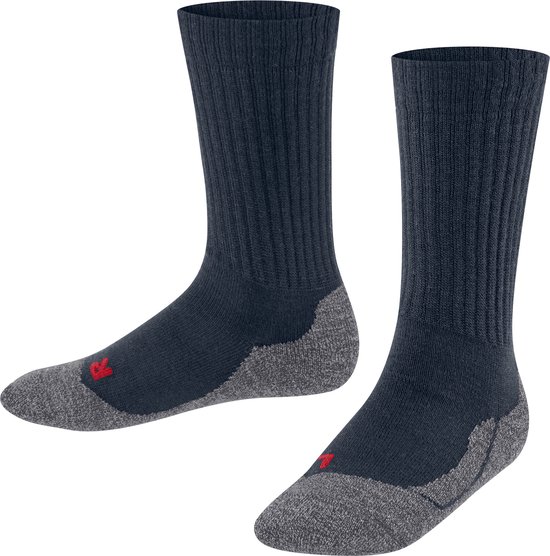 FALKE Active Warm semelle anatomique en peluche fil fonctionnel en laine mérinos chaussettes pour enfants filles garçons bleu - Taille 39-42