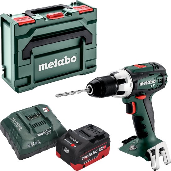 Metabo BS 18 LT accuboormachine 18 V 60 Nm + 1x LiHD accu 5,5 Ah + oplader + metaBOX