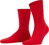 FALKE Run anatomische pluche zool katoen sokken unisex rood - Maat 46-48
