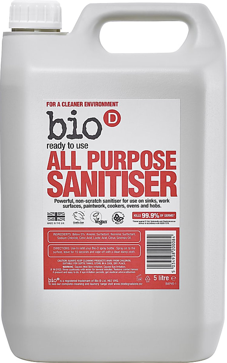 Goedkoopste Bio-D Allesreiniger 5L