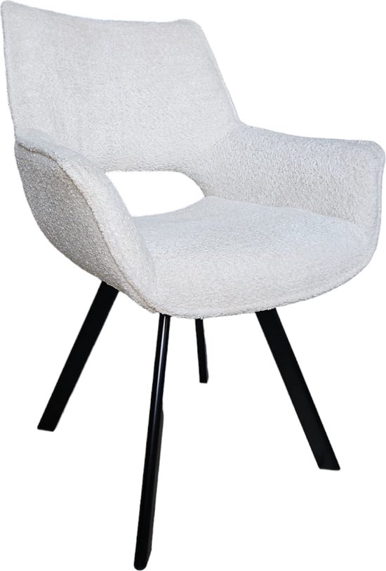 Foto: Interieurdirekt catharina eetkamerstoel boucl beige