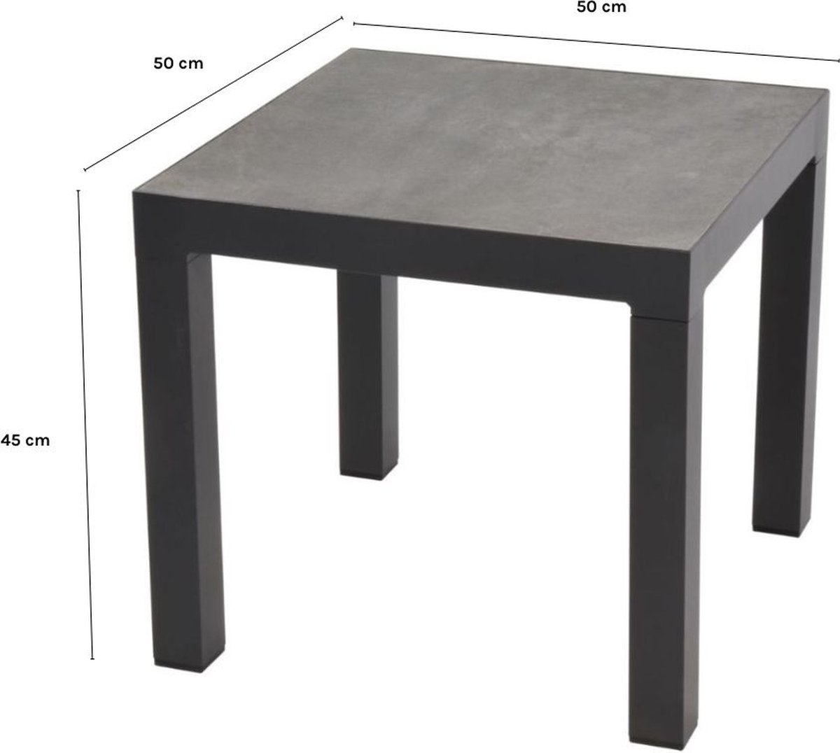 Lesli Living Table d'appoint Down Town Ohio - 50x50 cm