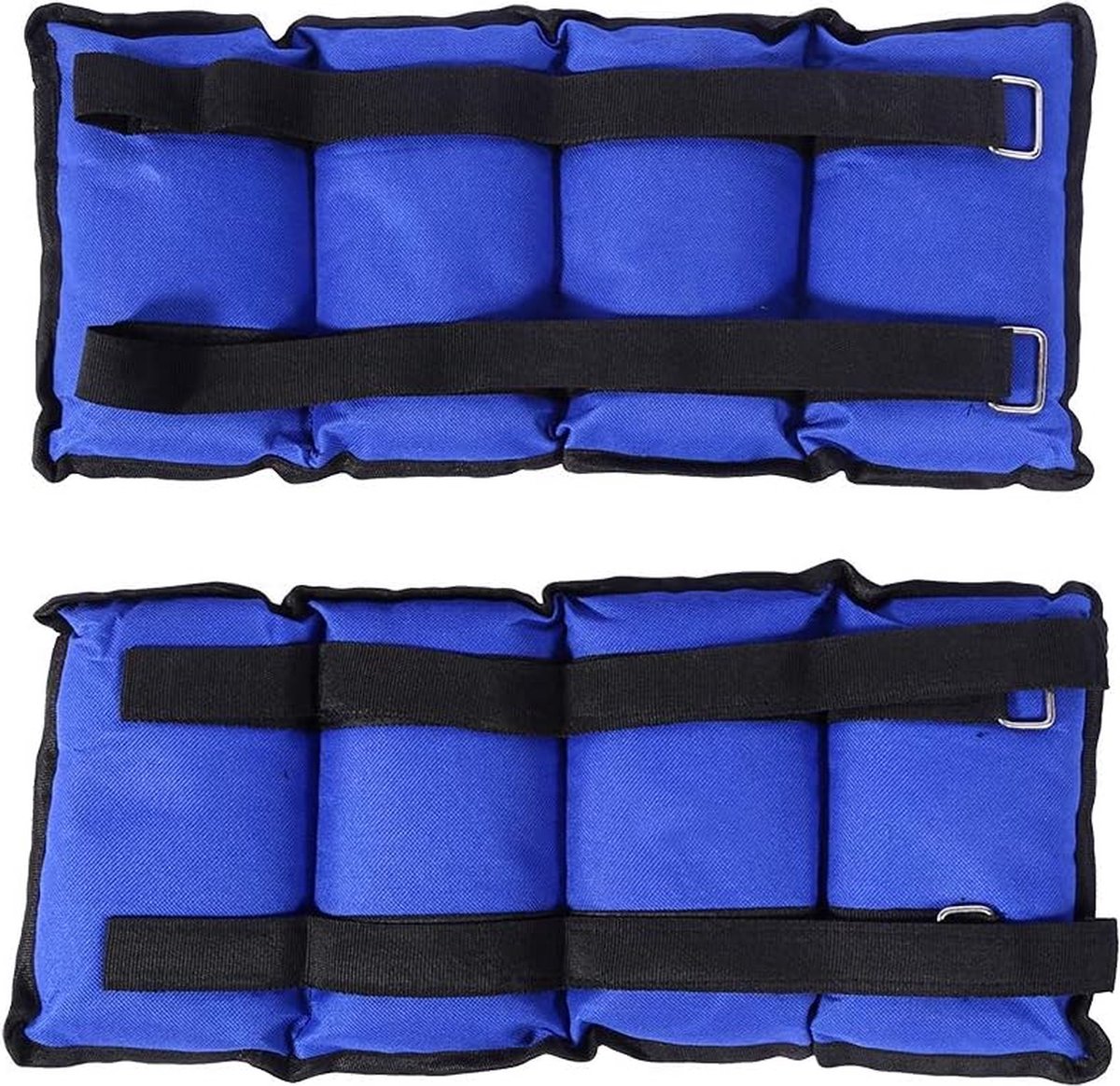 Verstelbare enkelgewichten voor polsen en enkels tot 5 kg, 2 x 2,5 kg, gewicht van de