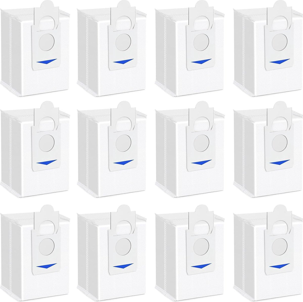 12 Stuks Stofzakken Voor ECOVACS DEEBOT X2/X2 Omni/X2 Pro/DEX86 Stofzuiger Robot Vervangende Onderdelen, Auto-Leeg Station