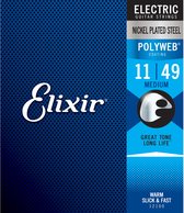 Elixir 12100 Polyweb Electric 11-49 - Cordes pour guitare électrique