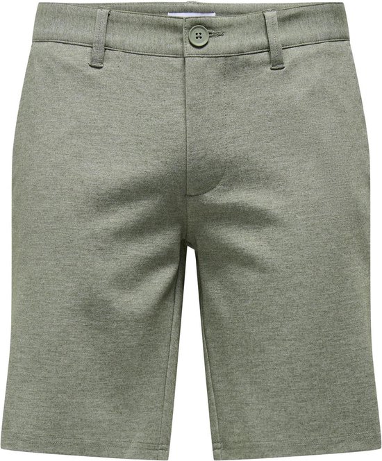 Only & Sons Broek Onsmark 0209 Melange Shorts Noos 22028247 Olive Night Mannen Maat - XS