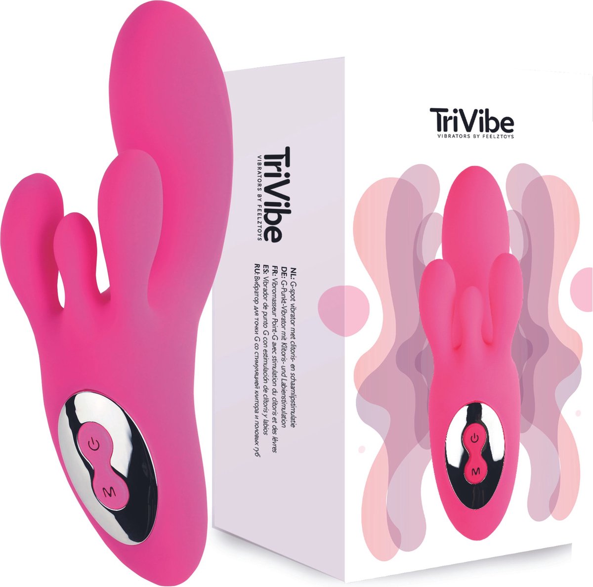 Goedkoopste FeelzToys - TriVibe G-Spot Vibrator - Roze