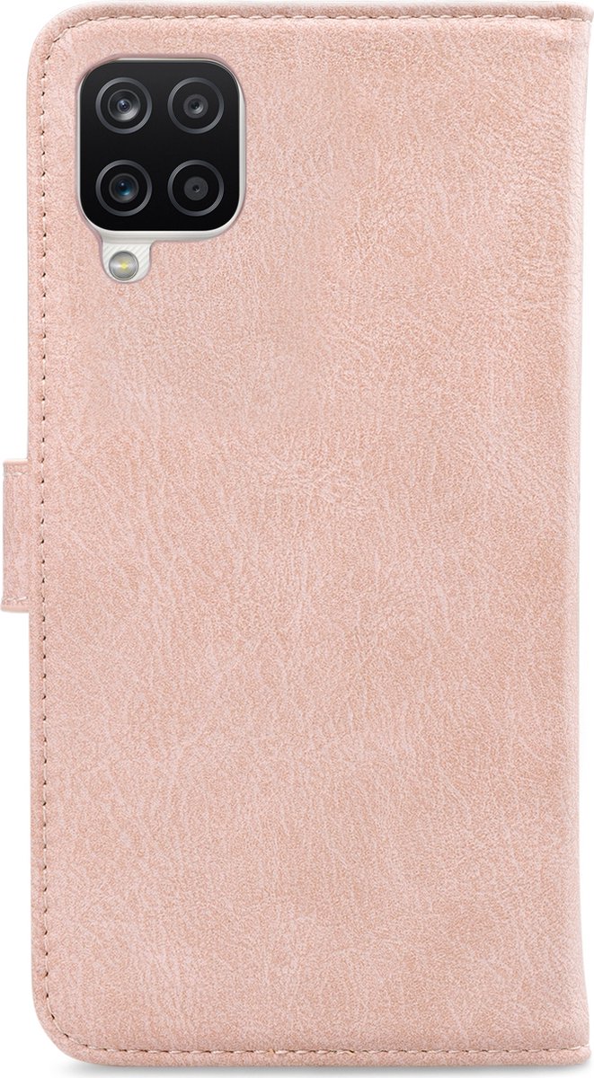 My Style Telefoonhoesje geschikt voor Samsung Galaxy M12 Hoesje | My Style Flex Wallet Bookcase Portemonnee | Pasjeshouder voor 3 Pasjes | Telefoonhoesje voor Pinpas / OV Kaart / Rijbewijs - Roze