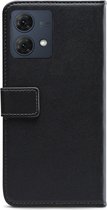 Mobilize Telefoonhoesje geschikt voor Motorola Moto G84 Hoesje | Mobilize Classic Gelly Wallet Bookcase Portemonnee | Pasjeshouder voor 2 Pasjes | Telefoonhoesje voor Pinpas / OV Kaart / Rijbewijs - Zwart