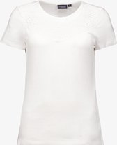 TwoDay dames T-shirt met dessin wit - Maat S