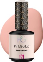 Pink Gellac 121 French Pink 15ml Gellak - Roze Gel Lak - Gelnagel - Gel Nails