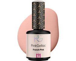 foto van Pink Gellac Gellak - 121 French Pink 15ml - Roze Gel Nagellak - Gellac - Gel Nagels Producten