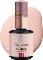Pink Gellac 194 Ivory Blush 15ml - Gellak Nagellak - Manicure voor Gelnagels - Gel Lak - Gelnagellak - Gel Nails