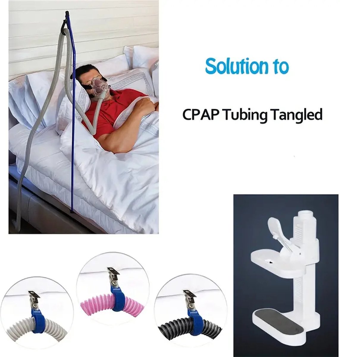 REAQER CPAP Slanghouder en Hanger, Verstelbare CPAP Slangsteun