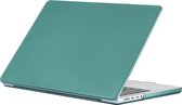 Laptophoes - Geschikt voor MacBook Pro 13 inch Hoes - Geen Vingerafdrukken - Carbon Case - Voor Pro 13 inch (M1, M2 2017-2022) A1706 t/m A2686 - Groen