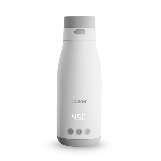 LUVION® Thermosfles Flessenwarmer - Draagbare Flesverwarmer voor onderweg én thuis - Draadloos te gebruiken om je melk op temperatuur te houden of krijgen van Luvion — afbeelding 2