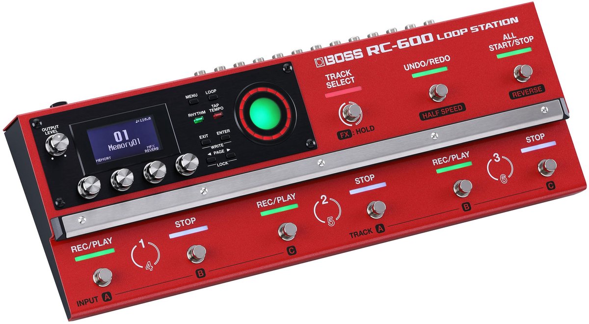 Boss RC-600 - Loop station - Rood