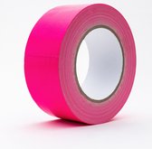 Megatape UT120 Beschrijfbare fluor gaffa tape 50 mm x 25 mtr Roze (3 rollen)