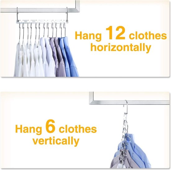 Ruimtebesparende hangers - Kledinghangers