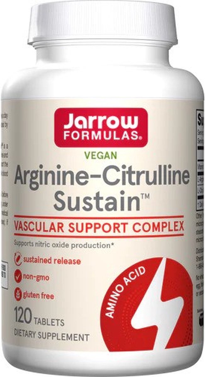 Goedkoopste Arginine-Citrulline Sustain 120 tabletten | Jarrow Formulas