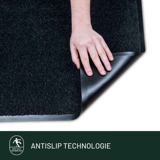 Paillasson d'intérieur Studio M - CLASSIC PRO - Tapis de séchage intérieur 80x120 cm - NOIR - Tapis de nettoyage - Paillasson Antidérapant - Tapis d'entrée - Paillasson pour intérieur ou extérieur - Différentes Dimensions et Coloris