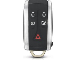 XEOD Autosleutelbehuizing - sleutelbehuizing auto - sleutel - Autosleutel / Geschikt voor: Jaguar 5 knops