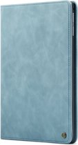 iPad 9.7 (6e gen)/2017 Bookcase hoesje - CaseMania - Effen Aqua - Kunstleer