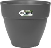 Elho Vibia Campana Rond 40 - Pot De Fleurs pour Extérieur - Ø 39.0 x H 33.4 cm - Noir