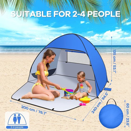 Top 5 Tentes de plage pop-up pour une protection solaire optimale