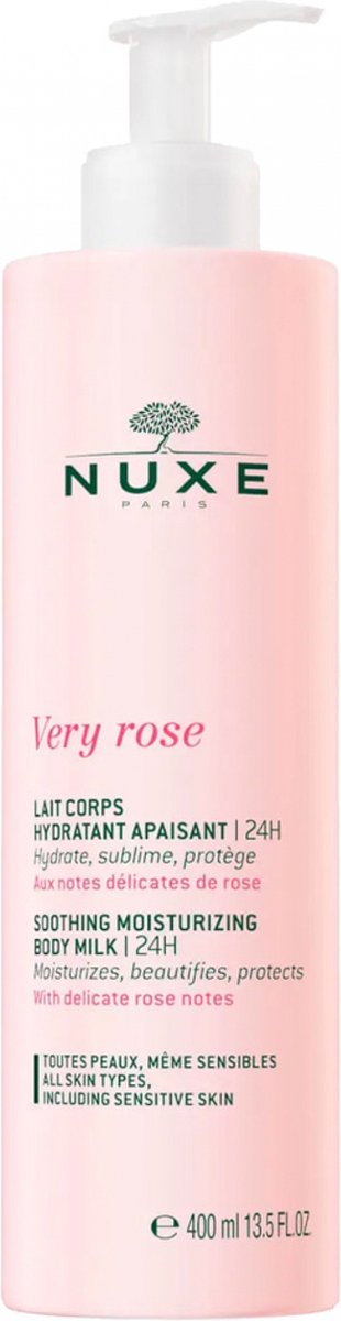 Goedkoopste Nuxe Very Rose Lait Corps Hydratant Apaisant 400ml