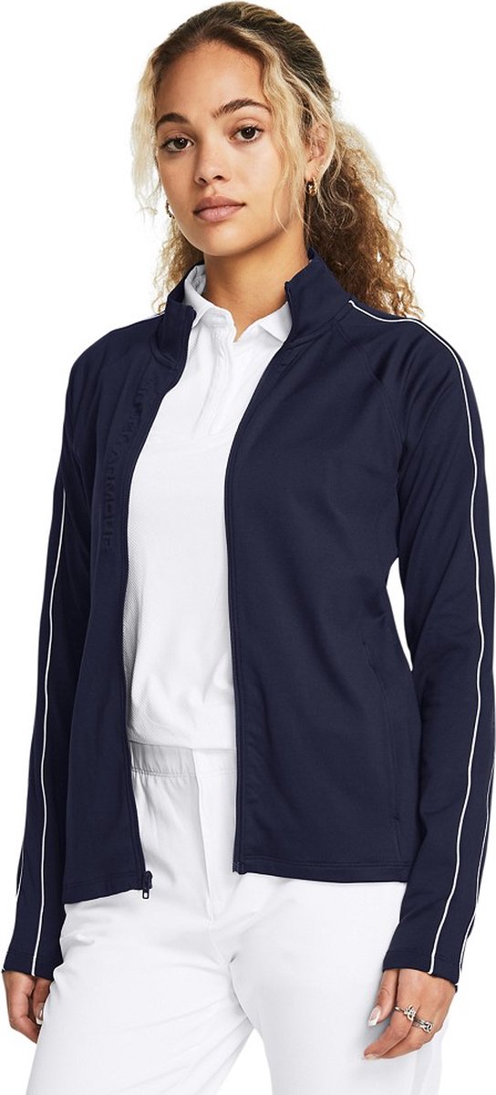Dames Midlayer Under Armour FZ Navy van DAM — afbeelding 3