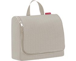 Reisenthel Toiletbag XL Toilettas Ophangen - 4L - Herringbone Zand