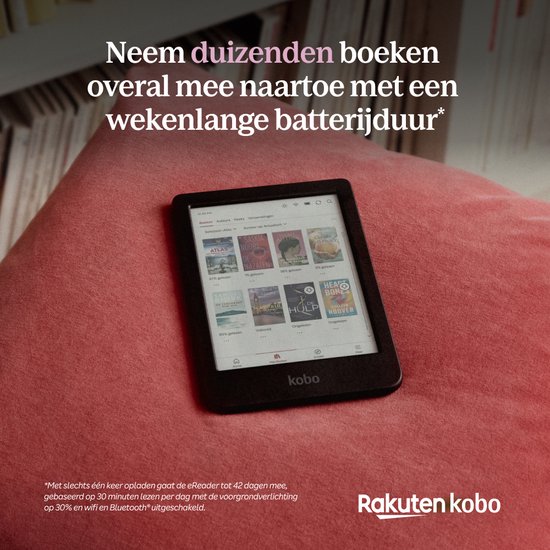 Kobo Clara Colour - E-reader - 6 inch kleurenscherm - 16GB - Luisterboeken - Zwart