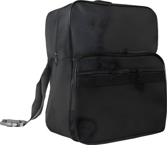 Somstyle Luxe Rolstoeltas Achterkant - 37x33x24 CM - Reistas - Bevestiging aan Handgrepen - Zwart