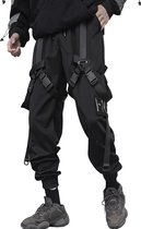 Hommes Joggers Streetwear hommes Hip Hop Goth pantalon de survêtement Techwear tactique noir tactique urbain Joggers pantalon- XXL